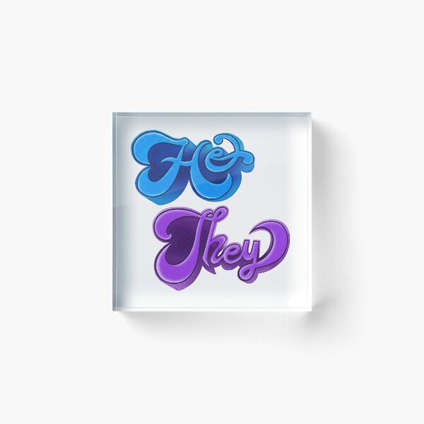Item preview, He/They Pronouns designed and sold by AvianBean.