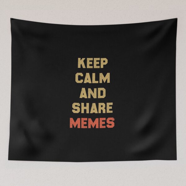 Item preview, Keep Calm And Share Memes Essential T-Shirt,T-shirt for men and Women designed and sold by othmanoek.