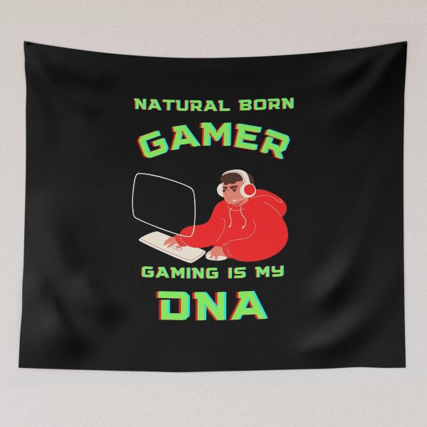 Item preview, Natural Born Gamer Gaming Is My Dna designed and sold by madraso.