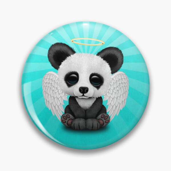 Item preview, Cute Baby Panda Bear Cub Angel designed and sold by JeffBartels.