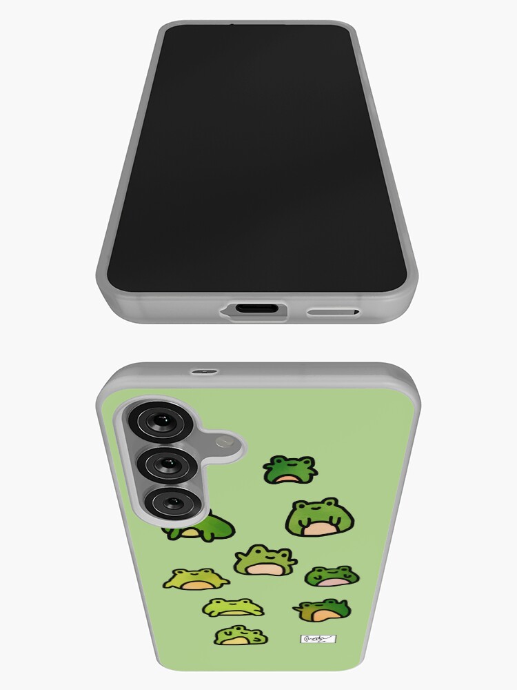Thumbnail 3 of 4, Samsung Galaxy Phone Case, Frogs Doodle designed and sold by tdoodles.