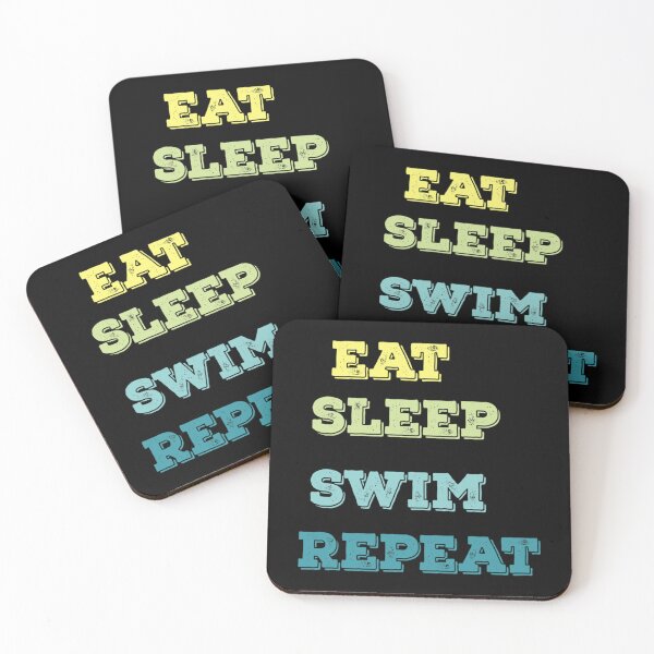 Item preview, Eat Sleep Swim Repeat Classic T-Shirt designed and sold by ayeshadanaqws.