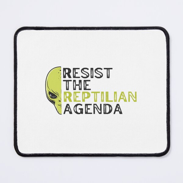 Item preview, FUNNY RESIST THE REPTILIAN AGENDA FOR LIZARD PEOPLE BELIEVERS designed and sold by appareltolove.