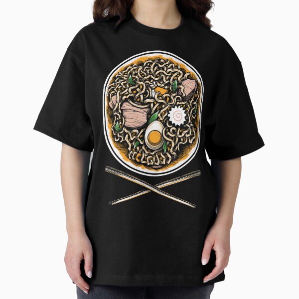 Ramen skull Oversized T-Shirt