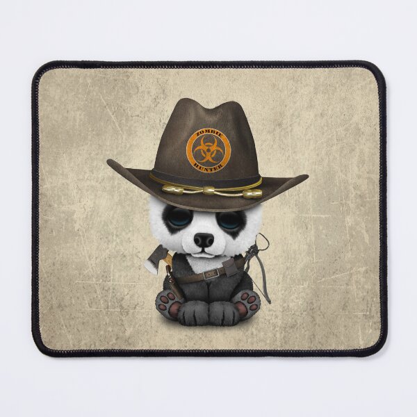 Item preview, Baby Panda Bear Zombie Hunter designed and sold by JeffBartels.