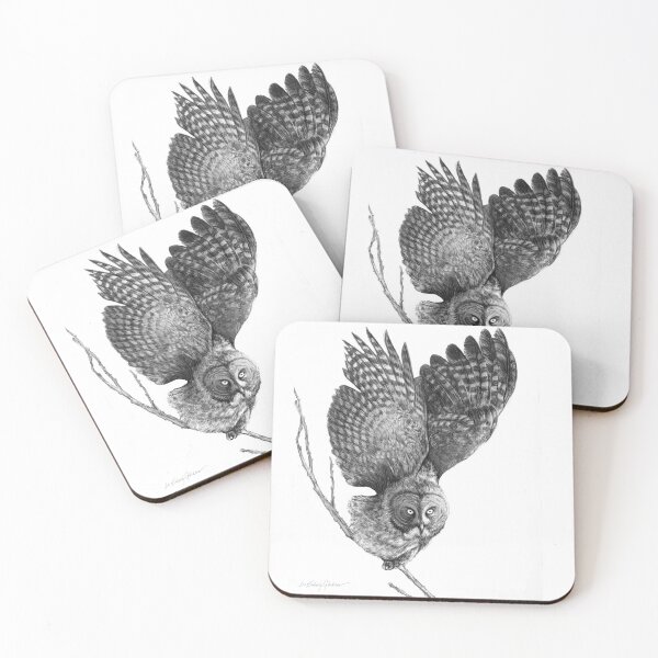 Item preview, Great Grey Owl designed and sold by Lisa Kimberly Glickman.
