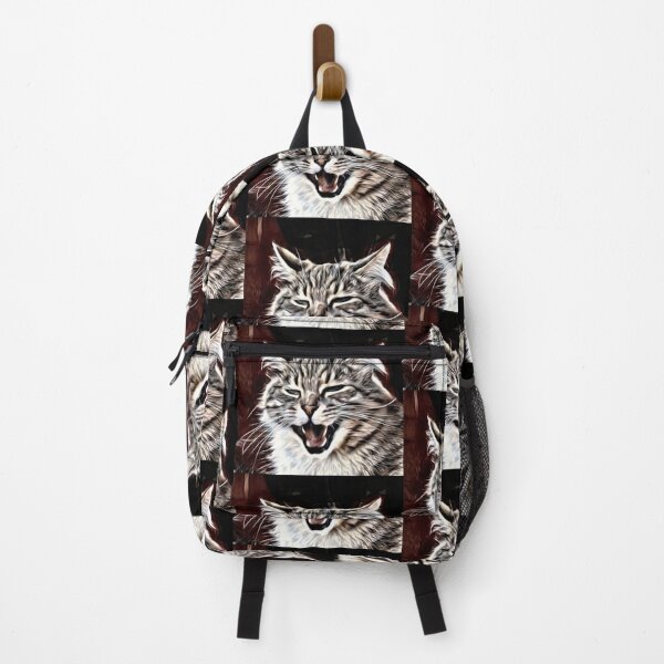 Item preview, Digital portrait of an angry cat designed and sold by thalasson.