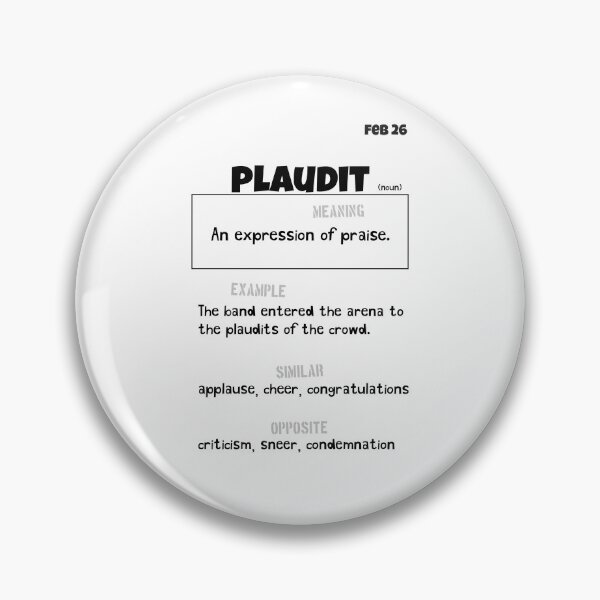 Item preview, February 26 Plaudit designed and sold by Square Root of Squid.