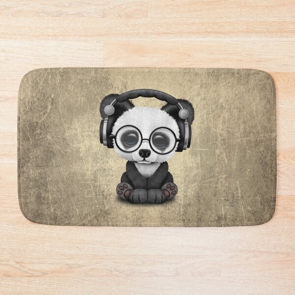 Item preview, Cute Baby Panda Dj Wearing Headphones designed and sold by JeffBartels.