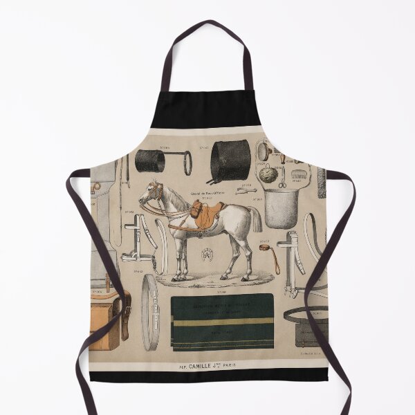 Item preview, Horse Lover Vintage Horse Care Illustration Poster designed and sold by ArtMeetsPizza.