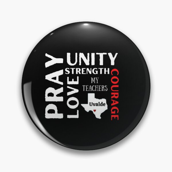 Item preview, Pray Unity Love Courage Strength The Best Teacher Red Courage Design designed and sold by BestTeacher.