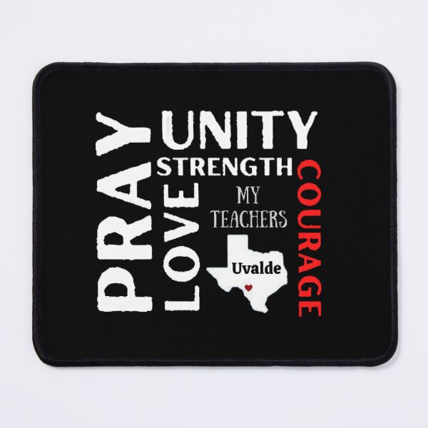 Item preview, Pray Unity Love Courage Strength The Best Teacher Red Courage Design designed and sold by BestTeacher.