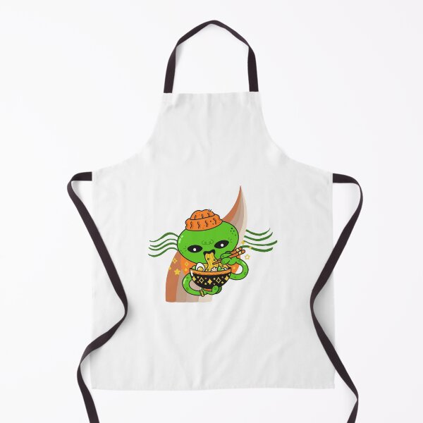 Item preview, Cute alien eating ramen designed and sold by jpn insprd.