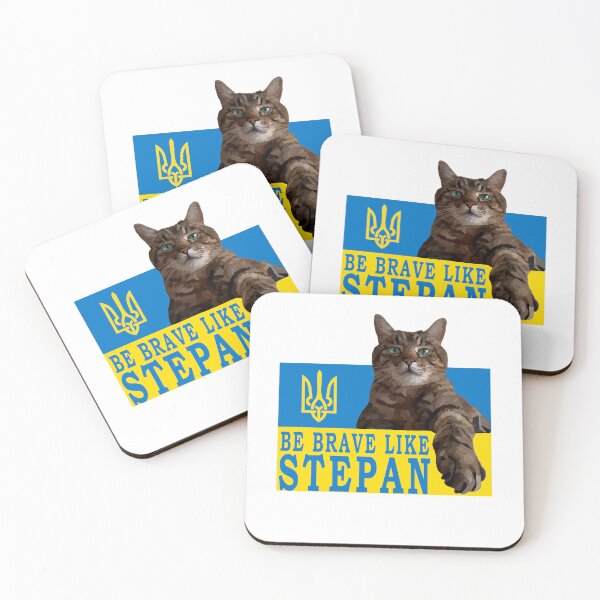 Item preview, Be brave Like Stepan Cat Hero Be Brave Like Ukraine designed and sold by Aide.