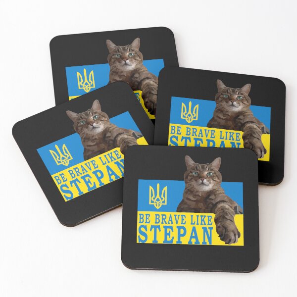 Item preview, Be brave Like Stepan Cat Hero Be Brave Like Ukraine designed and sold by Aide.