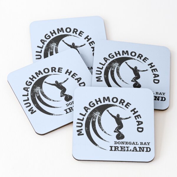 Item preview, Mullaghmore Head Surf Break, in Black  Ireland designed and sold by Kiwidom.