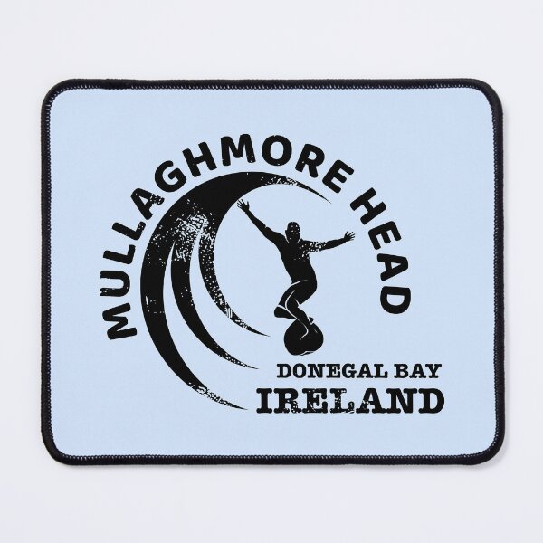 Item preview, Mullaghmore Head Surf Break, in Black  Ireland designed and sold by Kiwidom.