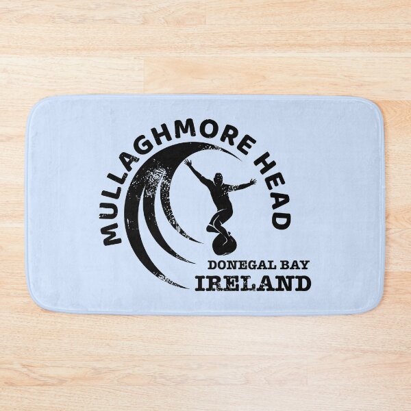 Item preview, Mullaghmore Head Surf Break, in Black  Ireland designed and sold by Kiwidom.