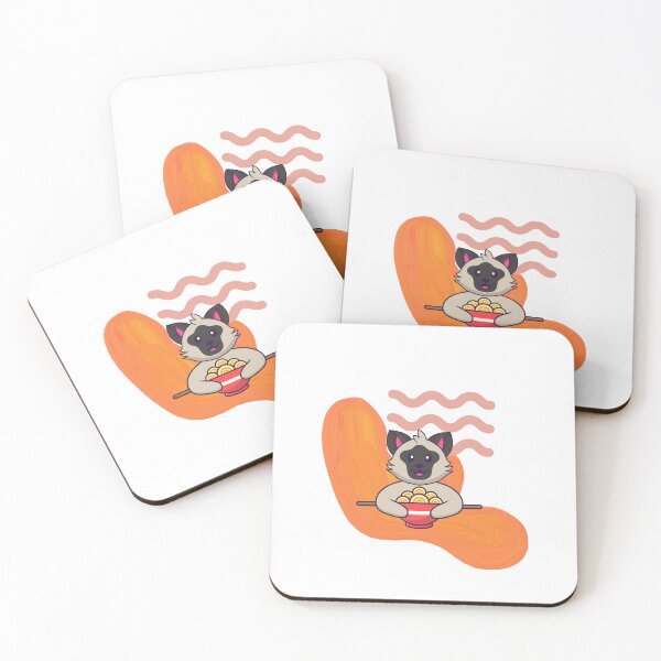 Item preview, Cute cat eating ramen designed and sold by jpn insprd.