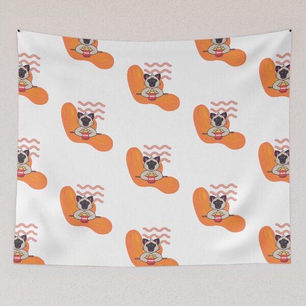 Item preview, Cute cat eating ramen designed and sold by jpn insprd.