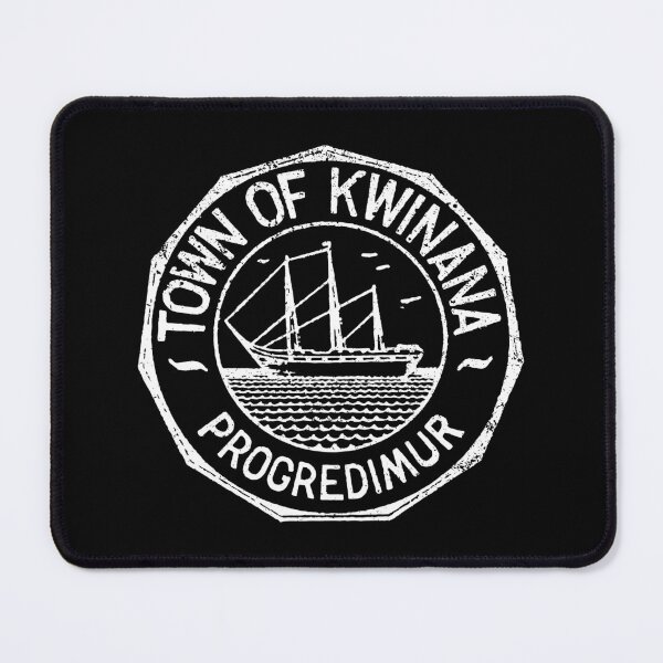 Item preview, Kwinana Logo White Texture designed and sold by watermelon-ca.