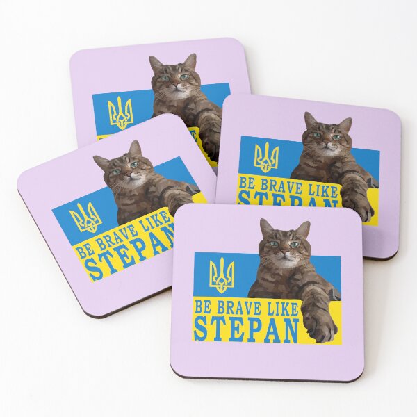 Item preview, Be brave Like Stepan Cat Hero Be Brave Like Ukraine designed and sold by Aide.