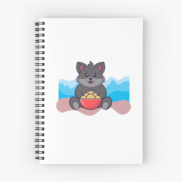 Item preview, Cute cat eating ramen with an abstract beach background designed and sold by jpn insprd.