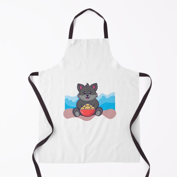 Item preview, Cute cat eating ramen with an abstract beach background designed and sold by jpn insprd.