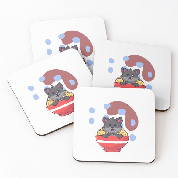 Item preview, Cute cat inside a ramen bowl designed and sold by jpn insprd.
