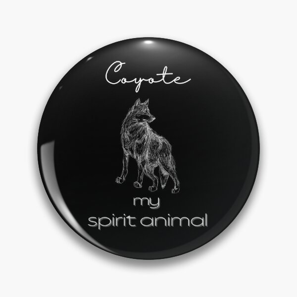 Item preview, Coyote totem spirit animal sticker designed and sold by MagicWolfStar.