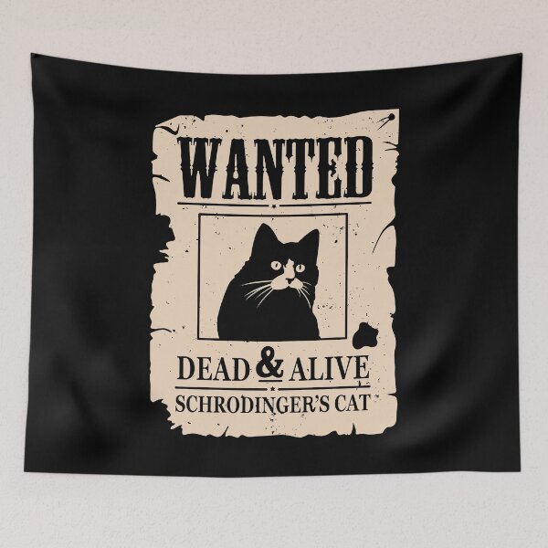 Item preview, Wanted Dead And Alive Schrodinger designed and sold by IcyCustard.