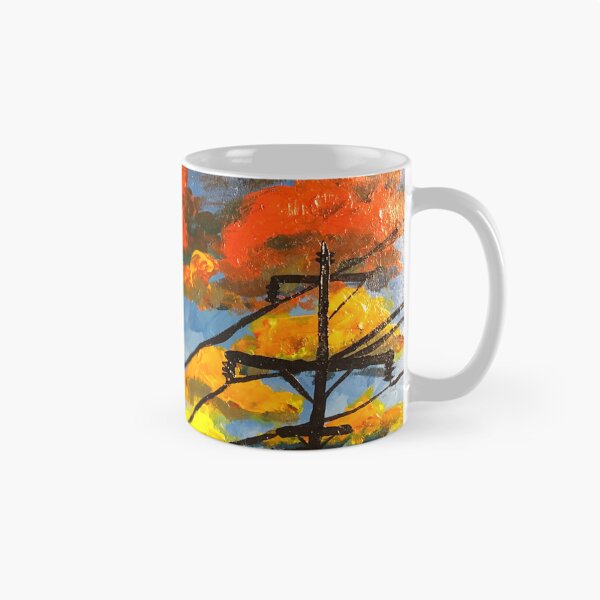 Item preview, Sunset over telephone line painting designed and sold by Payton Reed.