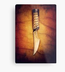 The Slow Blade (Inspired by David Lynch's "Dune") Metal Print