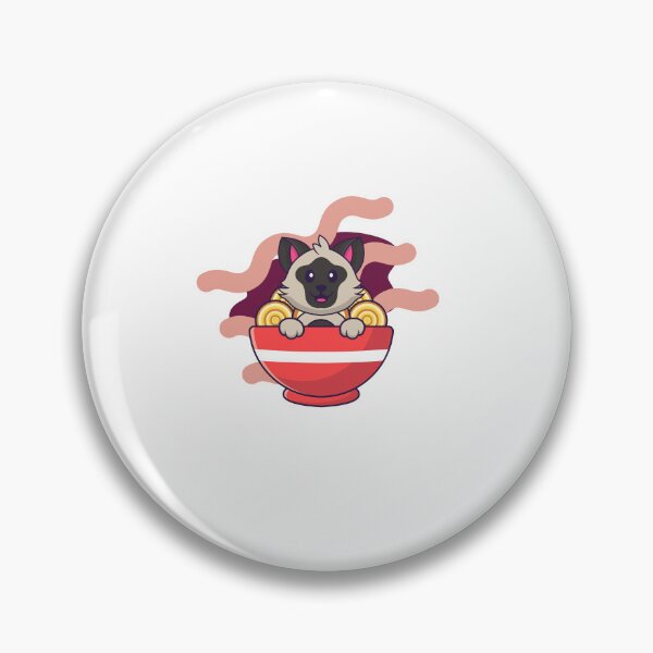 Item preview, Cute cat inside a ramen bowl designed and sold by jpn insprd.