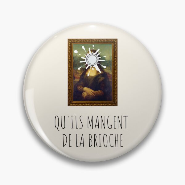 Item preview, Qu'ils Mangent de la Brioche Shirt and Sticker Best New Funny, Cute and Lovely Shirt and Sticker Design 2022 Mona Lisa Cake  designed and sold by BasicBeachCR.