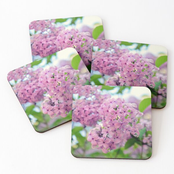 Item preview, Spring Theme Blooming Purple Common Lilac Bush Flowers Photo designed and sold by wenjunior.