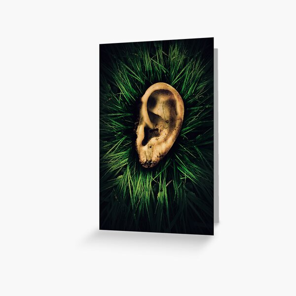 There, Behind Lincoln (Inspired by David Lynch's "Blue Velvet") Greeting Card
