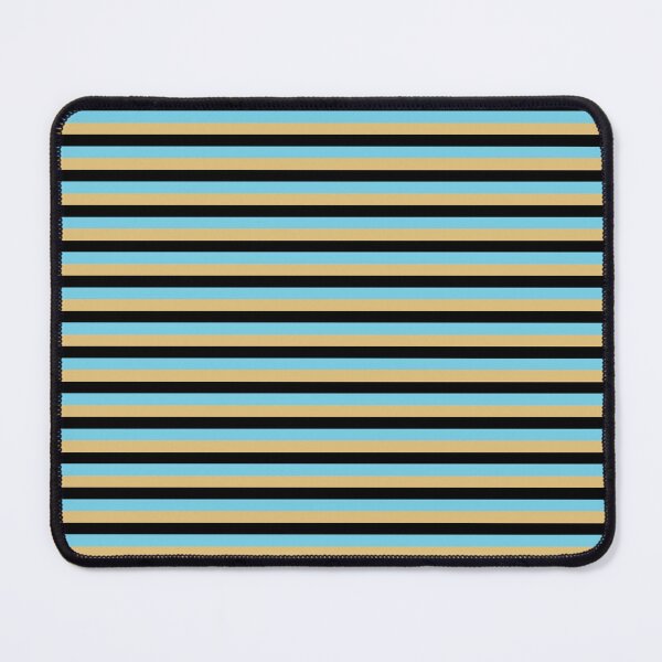 Item preview, Black, Sky Blue and Golden Vintage Thin Stripes designed and sold by Gerson Ramos.