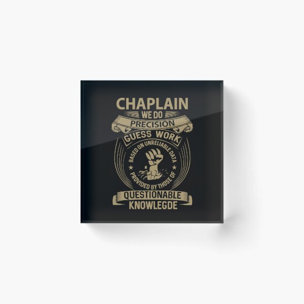 Item preview, Chaplain T Shirt - We Do Precision Gift Item Tee designed and sold by watkinsmat.