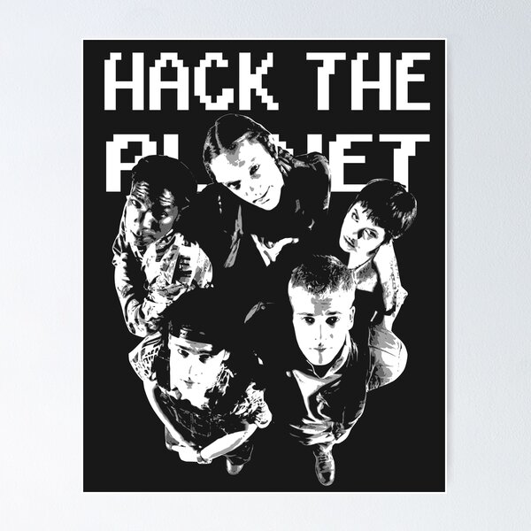 HACK THE PLANET 3D Hackers Movie Poster with Glasses -  Portugal