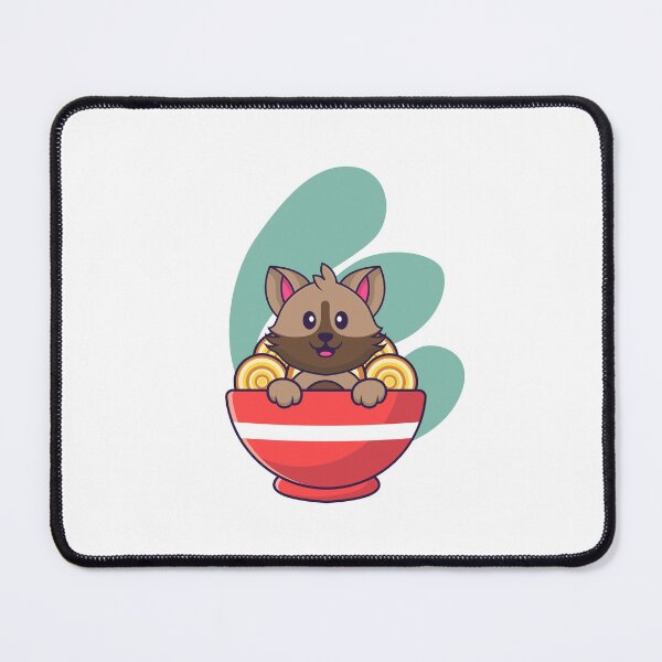 Item preview, Cute cat inside a  ramen bowl designed and sold by jpn insprd.