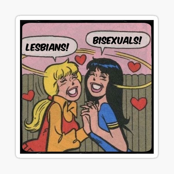 Veronica Betty Sapphic Edition Sticker For Sale By Adoresapphics Redbubble