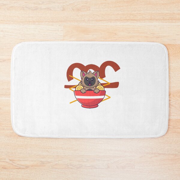 Item preview, Cute cat inside a ramen bowl designed and sold by jpn insprd.