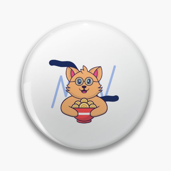 Item preview, Cute cat holding a ramen bowl with an abstract background designed and sold by jpn insprd.