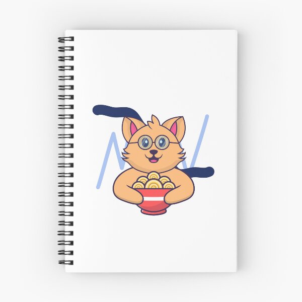 Item preview, Cute cat holding a ramen bowl with an abstract background designed and sold by jpn insprd.