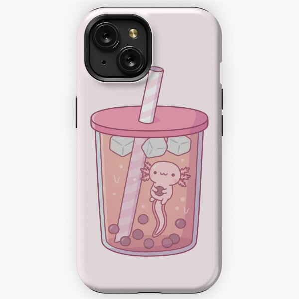 Boba Cup & Straw Cute Green Boba Bubbles Case iPhone 13 - IP13