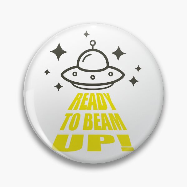 Item preview, Ready To Beam Up UFO Beaming Up designed and sold by QuanJewelry.