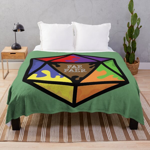 Item preview, Rainbow Pronoun Pride D20 Fae/Faer designed and sold by BiOurPride.