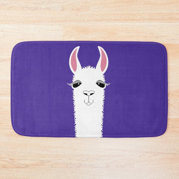LLAMA PORTRAIT #6 Bath Mat