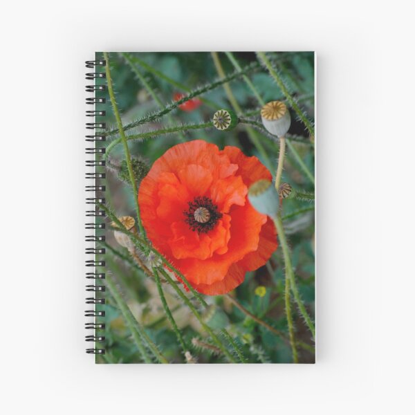 Poppy Spiral Notebook